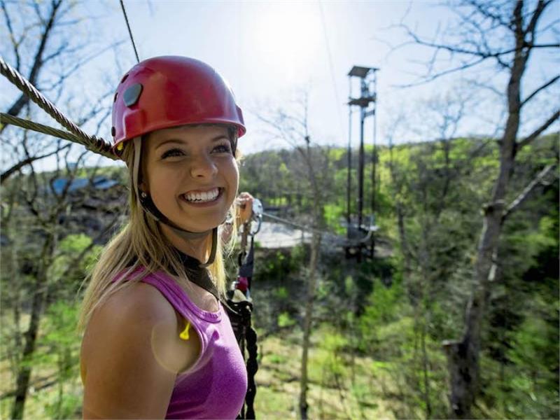 Ozarks Explorer Canopy Zipline Tour at Wolfe Mountain