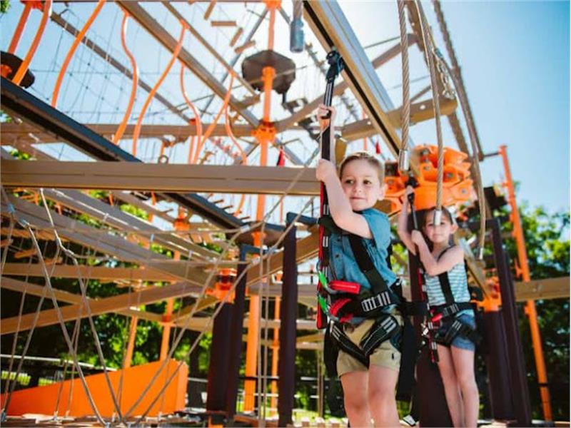 Shepherd of the Hills Sky Trek Challenge Ropes Course